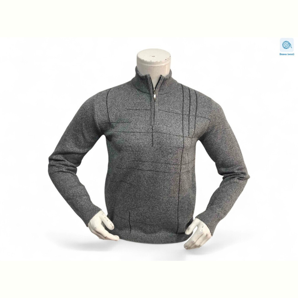 Свитер TurkishBrend 426 сірий Свитер TurkishBrend 426 сірий