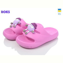 Шлепки Roks Dago 335 рожевий
