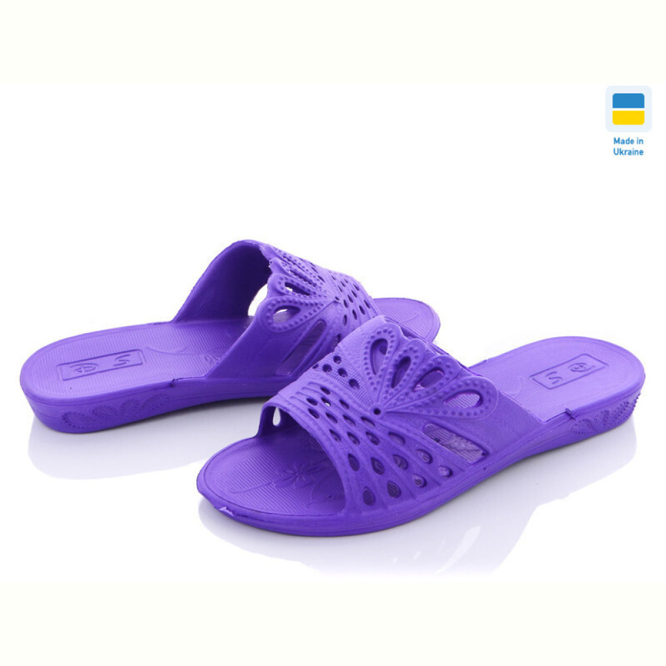 Шлепки Vladimir DS Украіна ПЖ31 фиолетовый широкая
