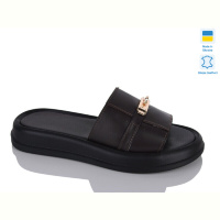 Шлепки Sali 928 мокко к.
