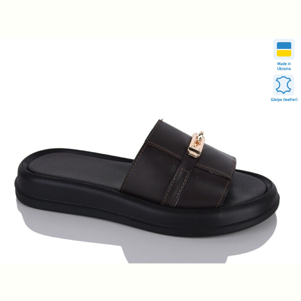 Шлепки Sali 928 мокко к.