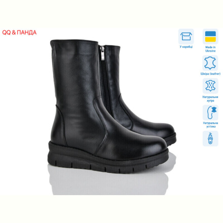 Сапоги QQ&amp;Панда 916 чорний