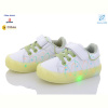 Кроссовки Clibee-Doremi N57-2 white-green LED