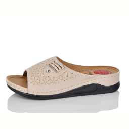 Шлепки DeMur 3001-6 beige