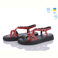 Босоножки G-Aira 465 червоний лак под заказ