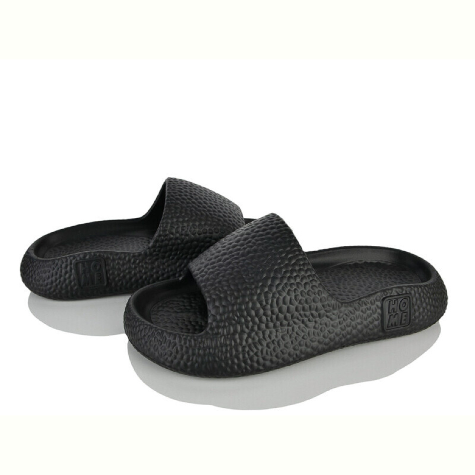 Шлепки Захар-Gold T2023-8 black піна