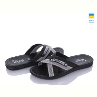 Шлепки DeMur TRK2026-2-007 сірий-чорний