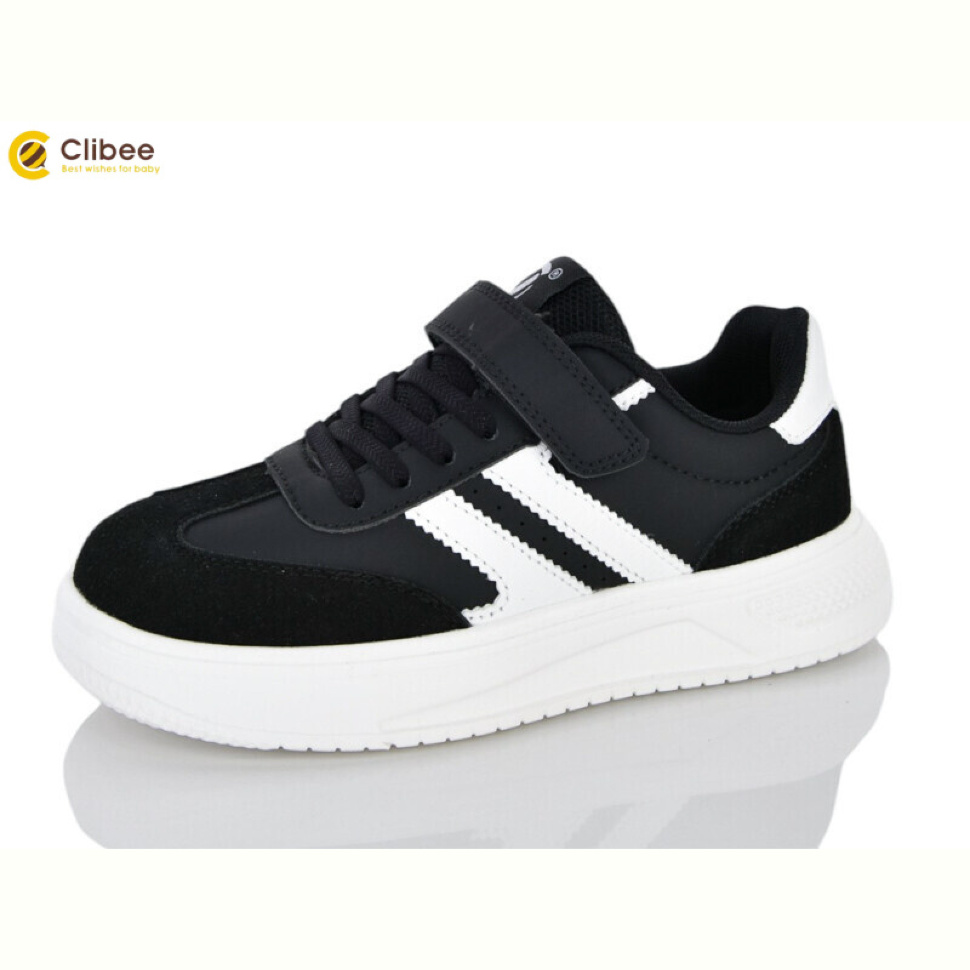 Кроссовки Clibee-Apawwa ED783-2 black-white Кроссовки Clibee-Apawwa ED783-2 black-white
