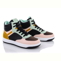 Кроссовки Violeta 20-913-3 black-pink-green