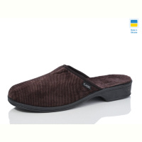 Тапки Lot Shoes Б/з каблук вельвет коричневий