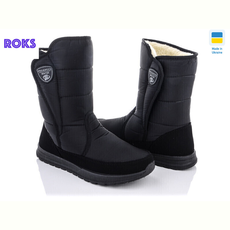 Дутики Roks Progress 4234 чорний
