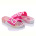Шлепки Violeta 12692 pink-white