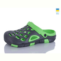 Кроксы SANLIN 2 308 зелено-сірий