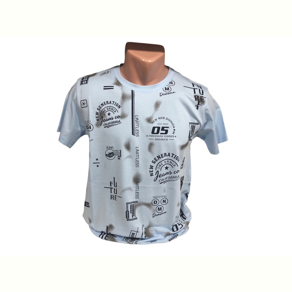 Футболка TurkishBrend C005 св.блакитний