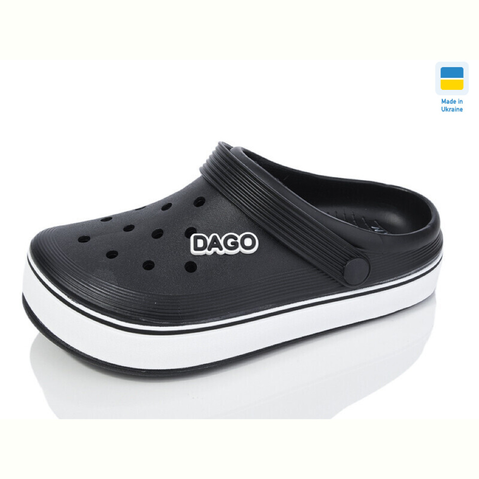 Кроксы Lot Shoes N419 чорний