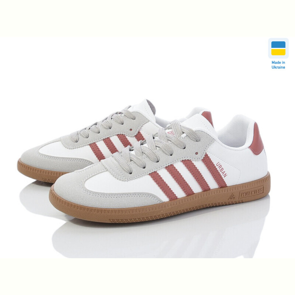 Кроссовки Progress Гіпаніс Ж721 біл.+рожевий