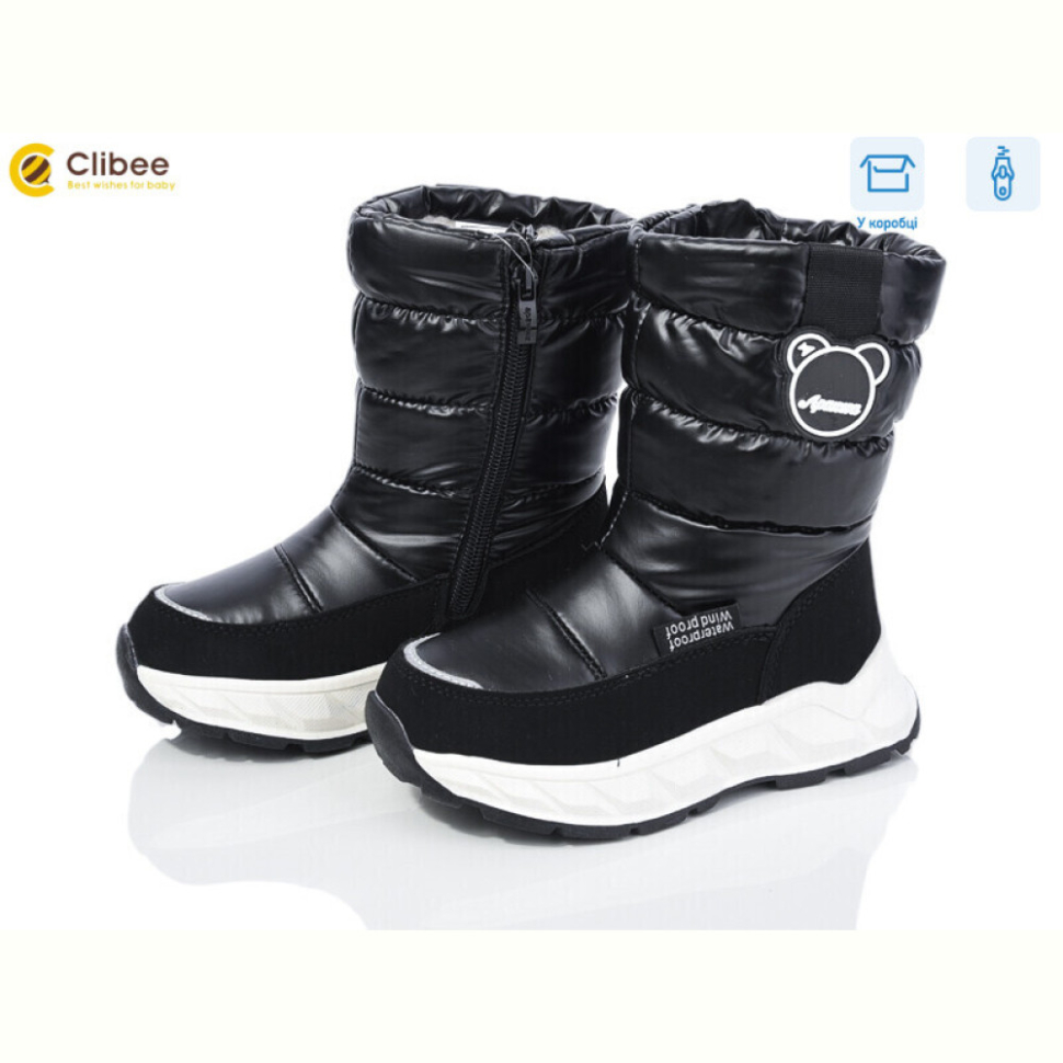 Дутики Clibee LK935P-B-1 black