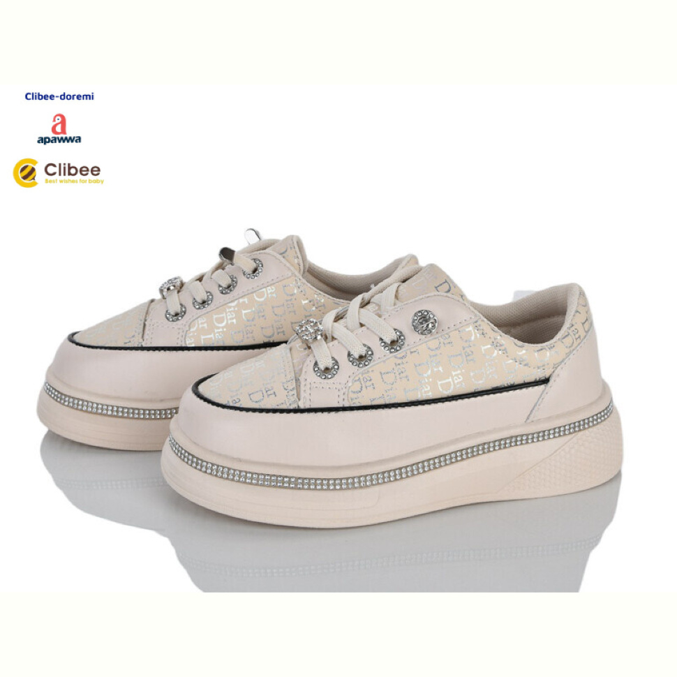 Кроссовки Clibee-Doremi ABC2220 beige Кроссовки Clibee-Doremi ABC2220 beige