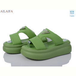 Шлепки Ailaifa 8010 green