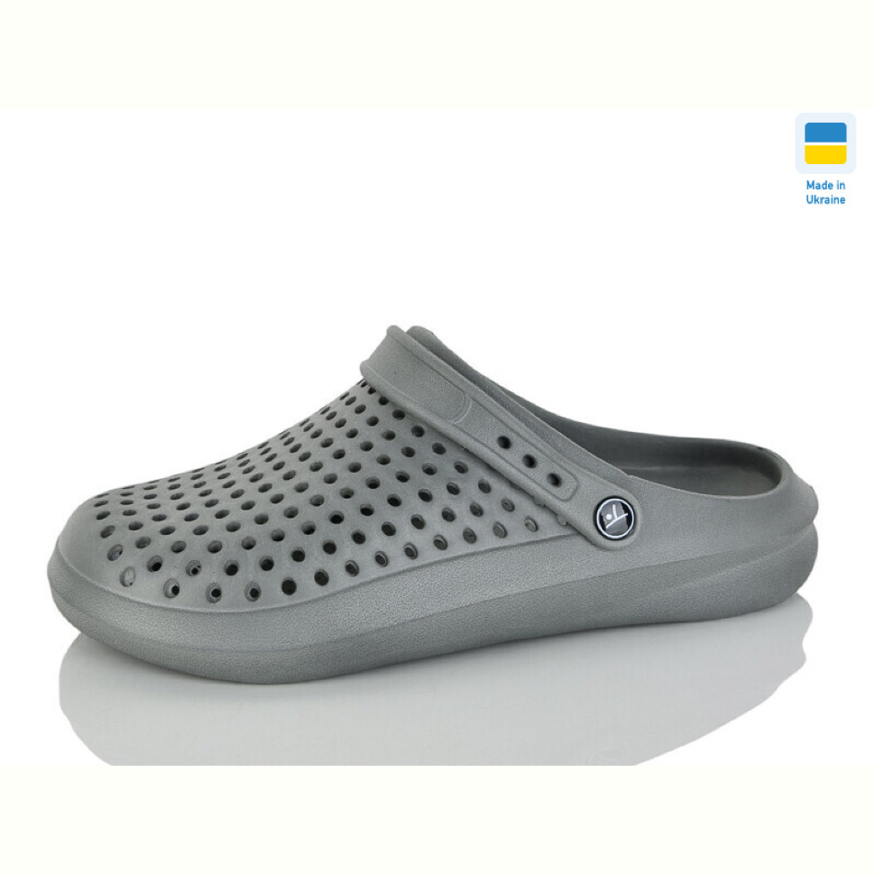 Кроксы M&L Alex13 B504 сірий Кроксы M&L Alex13 B504 сірий