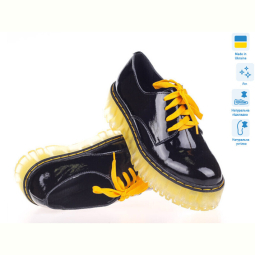 Туфли Prime-Opt Prime L-342-733 NKL BLACK-YELLOW LAK