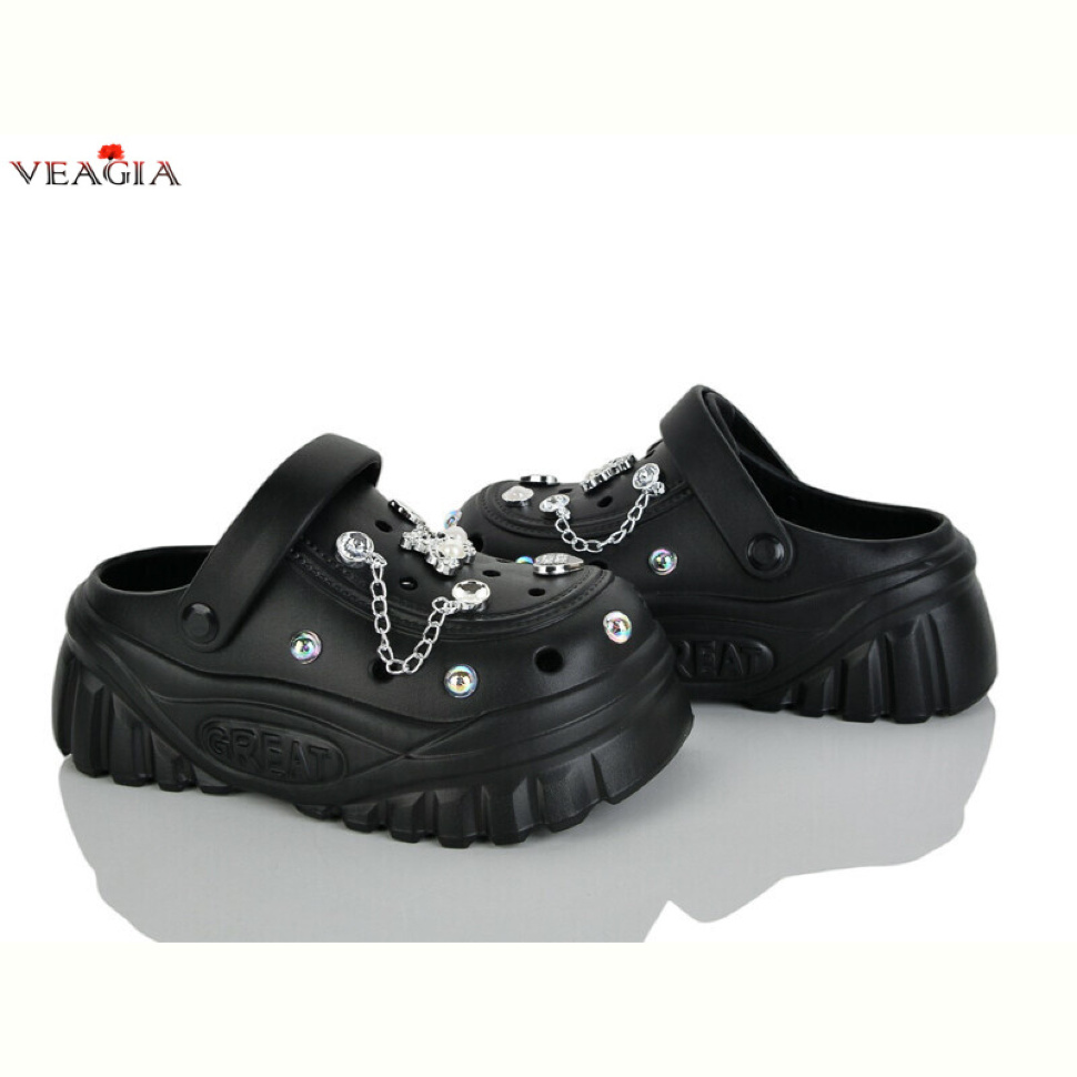 Кроксы Veagia-ADA 3004-1 black