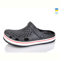 Кроксы M&L  Alex13 ML51 чорний