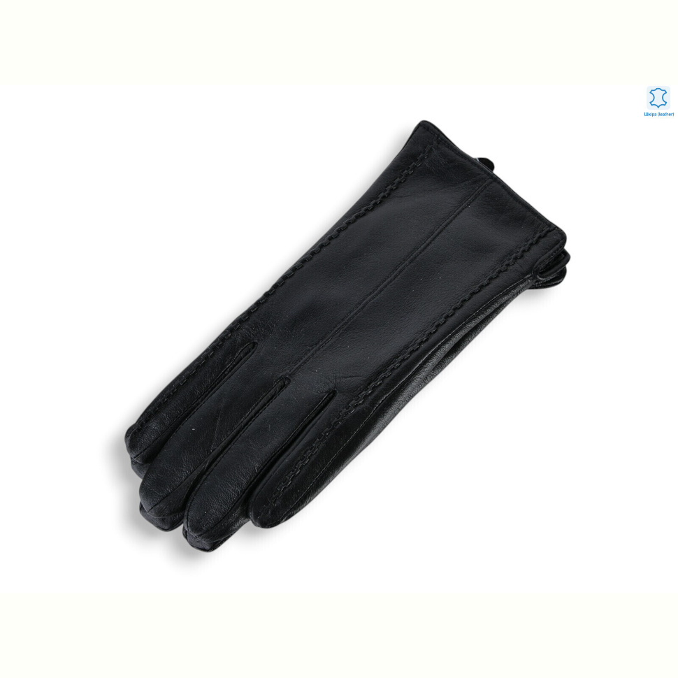 Перчатки Королева G8-807Ж шкіра махра black Перчатки Королева G8-807Ж шкіра махра black