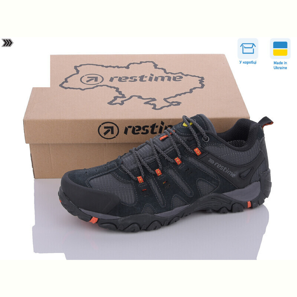 Кроссовки Restime OMB24048 grey-navy