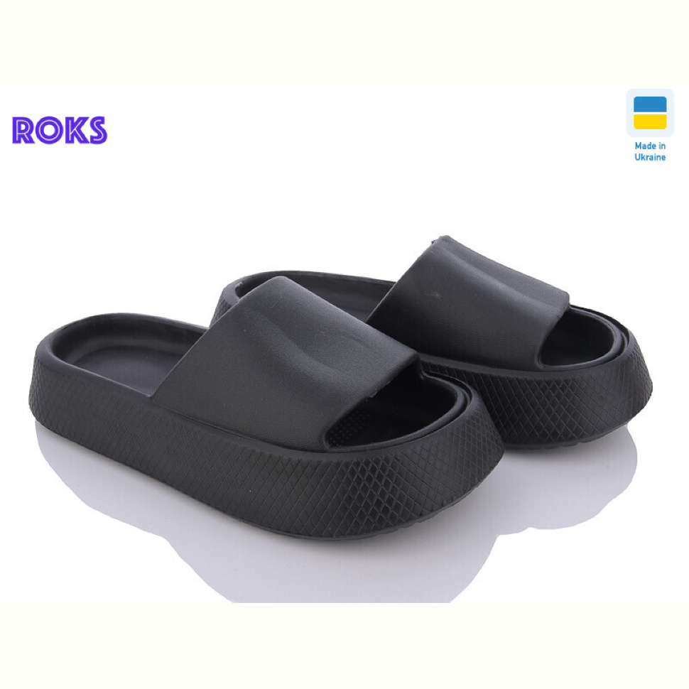 Шлепки Roks Progress 139 чорний