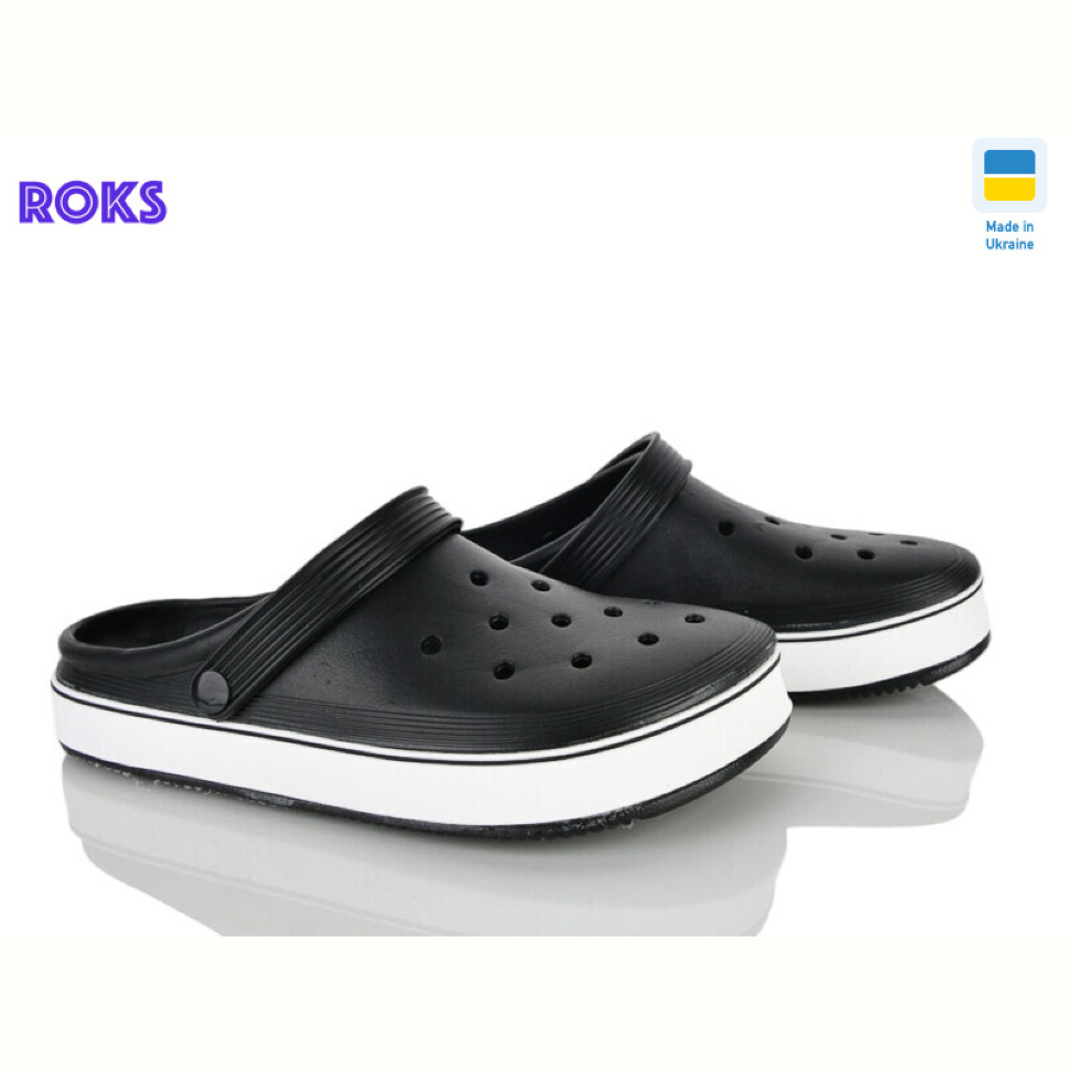 Кроксы Roks 1005 чорний