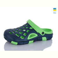 Кроксы SANLIN 2 308 зелено-т.синій