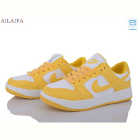 Кроссовки Ailaifa AJ06 white-yellow