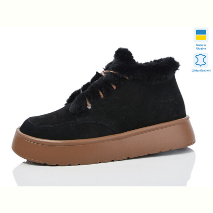 Ботинки Sali 2501-1 чорний з кор-п.зима