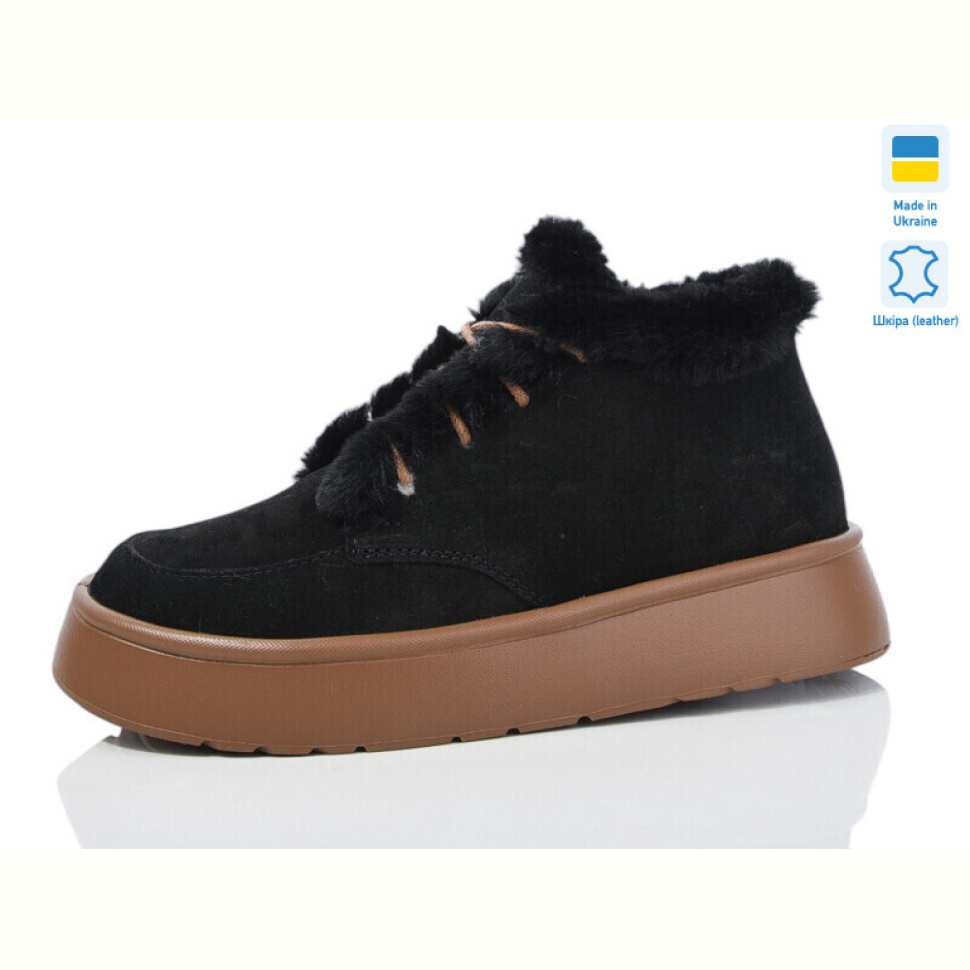 Ботинки Sali 2501-1 чорний з кор-п.зима Ботинки Sali 2501-1 чорний з кор-п.зима