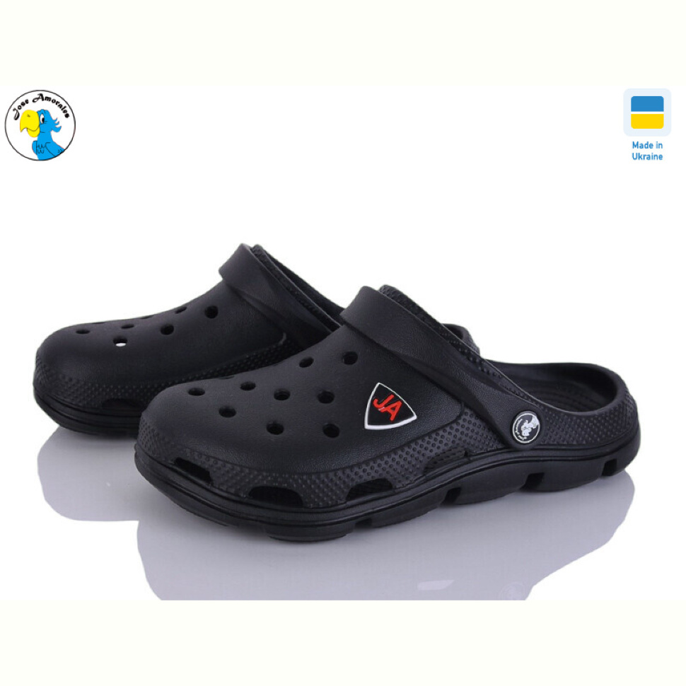 Кроксы Jose Amorales 116220 чорний