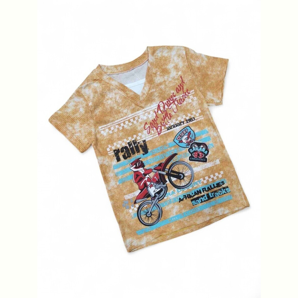 Футболка Kids-modnik 1024 Rally гірчичний