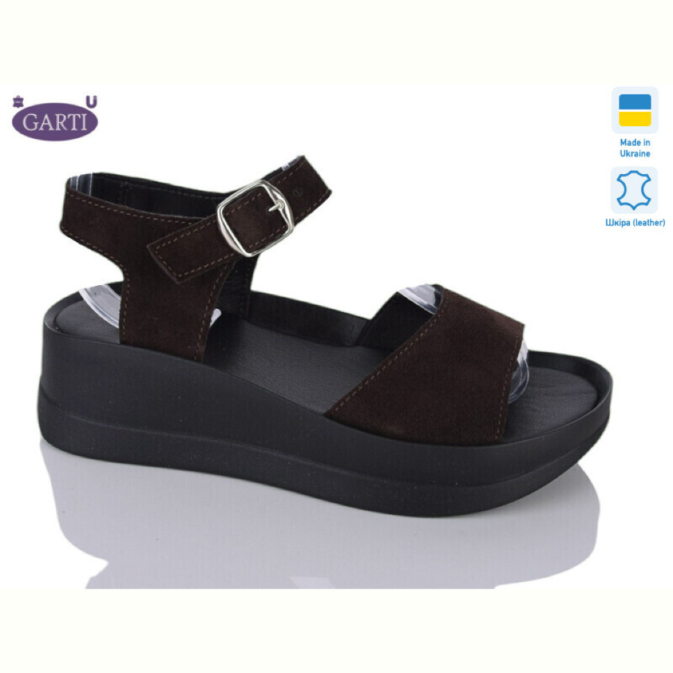 Босоножки Garti 0179 корич замш