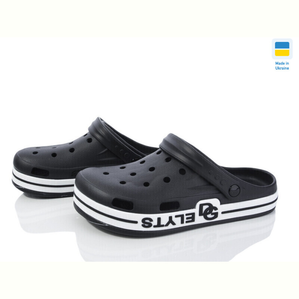 Кроксы Golden Lion 526 чорний