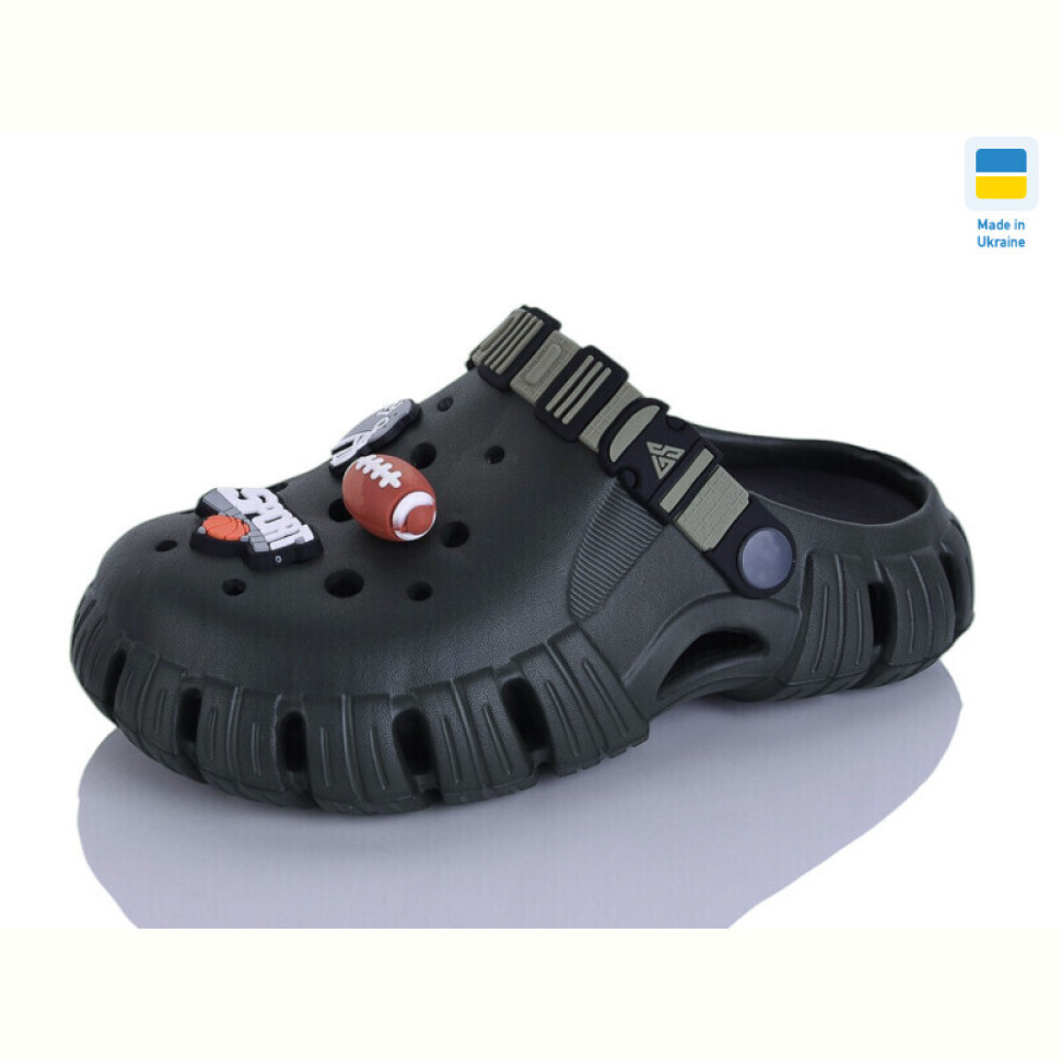 Кроксы Lot Shoes 770 піліток хакі-чорний