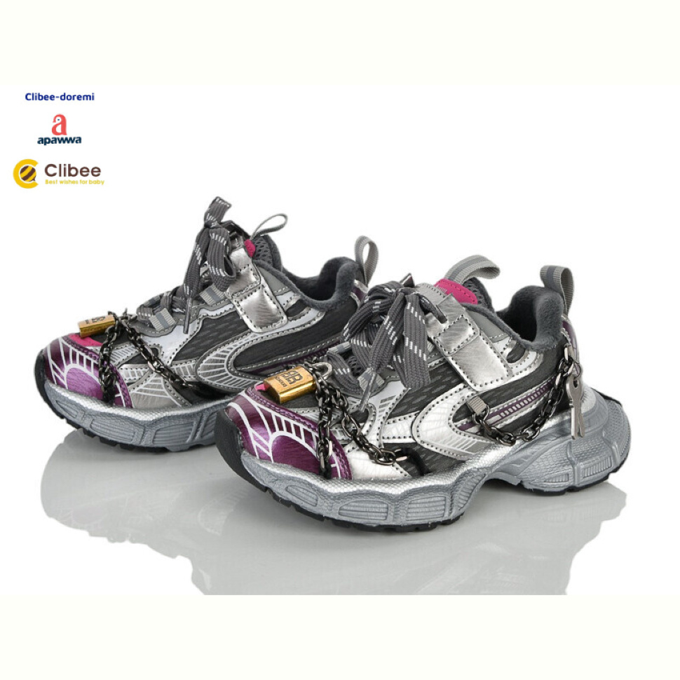 Кроссовки Clibee-Doremi 45B8028 grey фліс