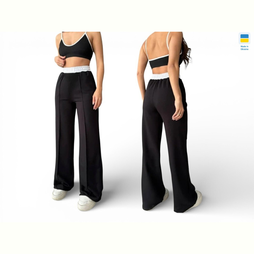 Спортивные брюки Sport style 10054 чорний
