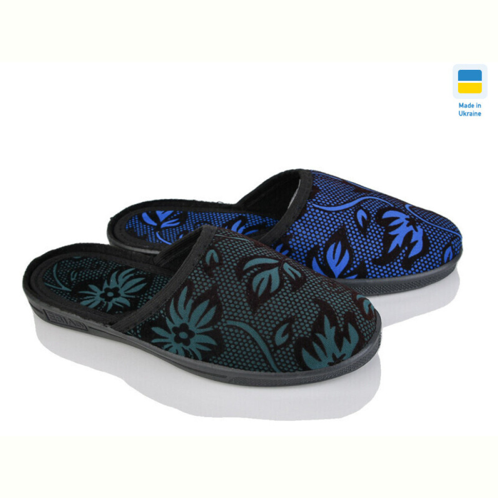 Тапки Крок Шльопки квітка mix