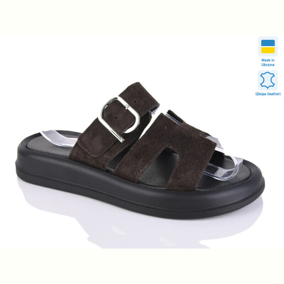 Шлепки Sali 515 корич.з.
