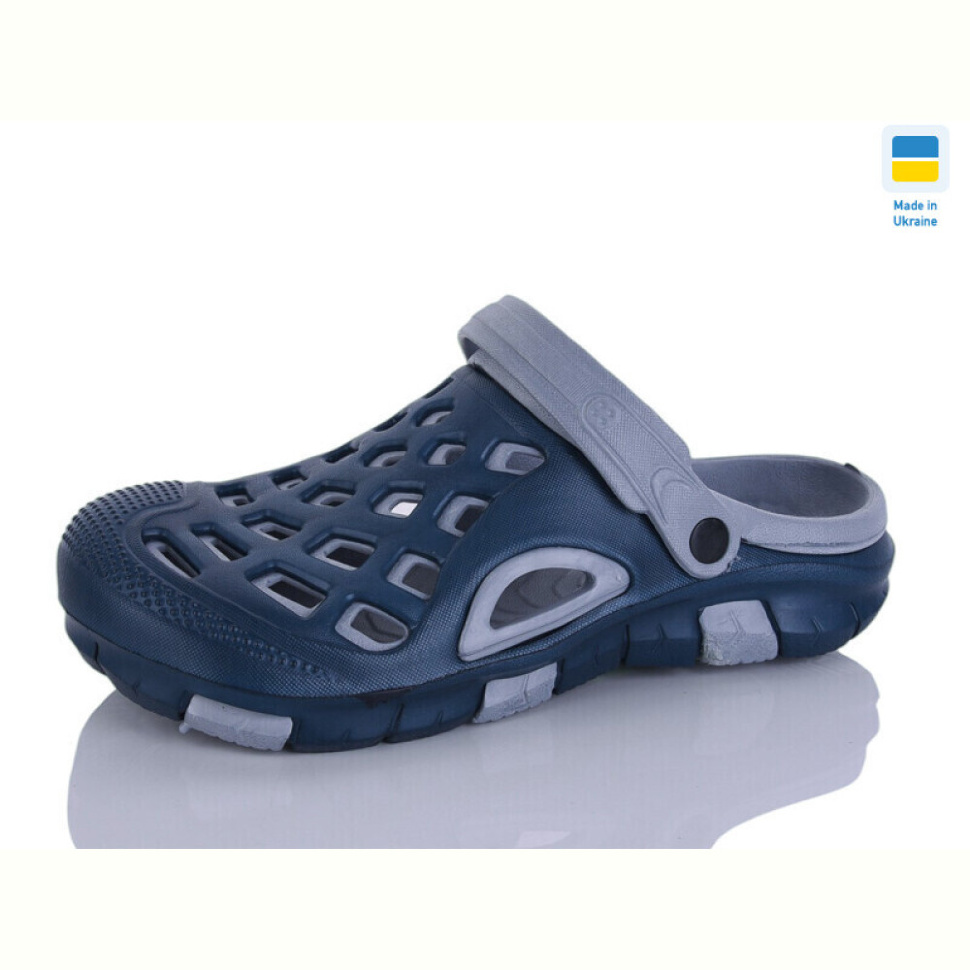 Кроксы SANLIN 2 308 т.синій-сірий