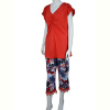 Пижама Obuvok 1602-006 red (04062) ЗНИЖКА
