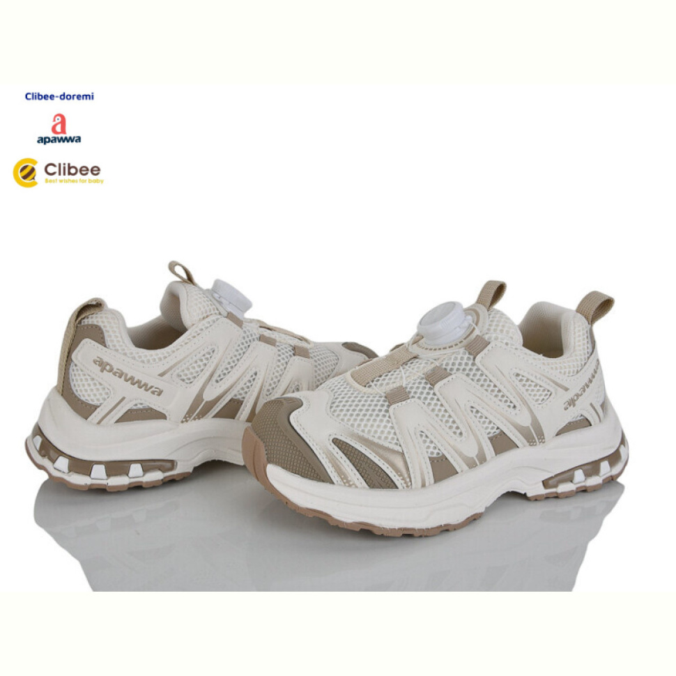 Кроссовки Clibee-Doremi G0343R beige-khaki