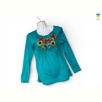 Блузка Sport style 022 морська хвиля