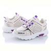 Кроссовки Class Shoes BAL190 бежево-фиолетовый
