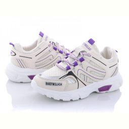 Кроссовки Class Shoes BAL190 бежево-фиолетовый